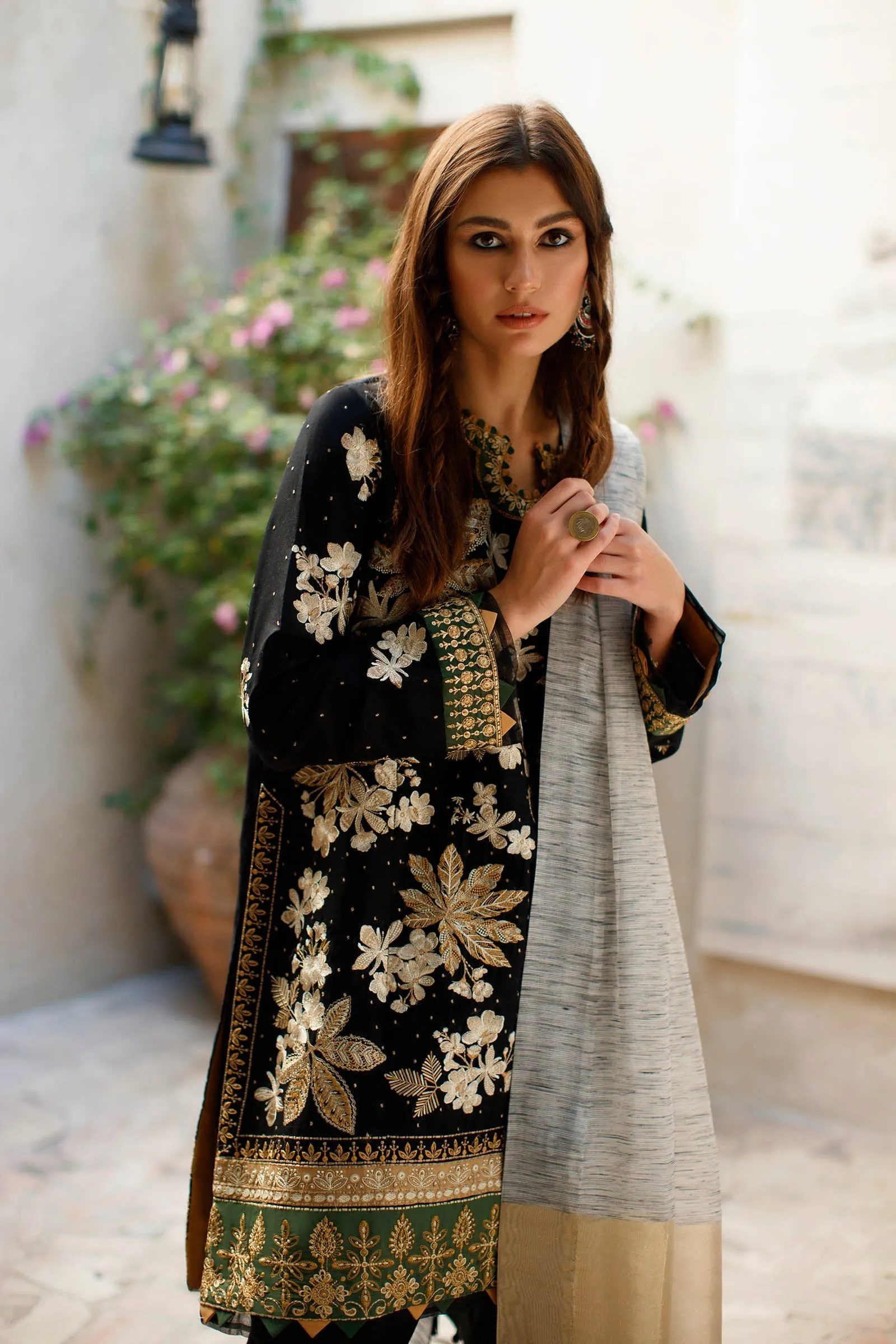 FARIBA (ZL22-11 B) | Zaha Summer Lawn Collection 2022 | Unstitched Embroidered Lawn Suits