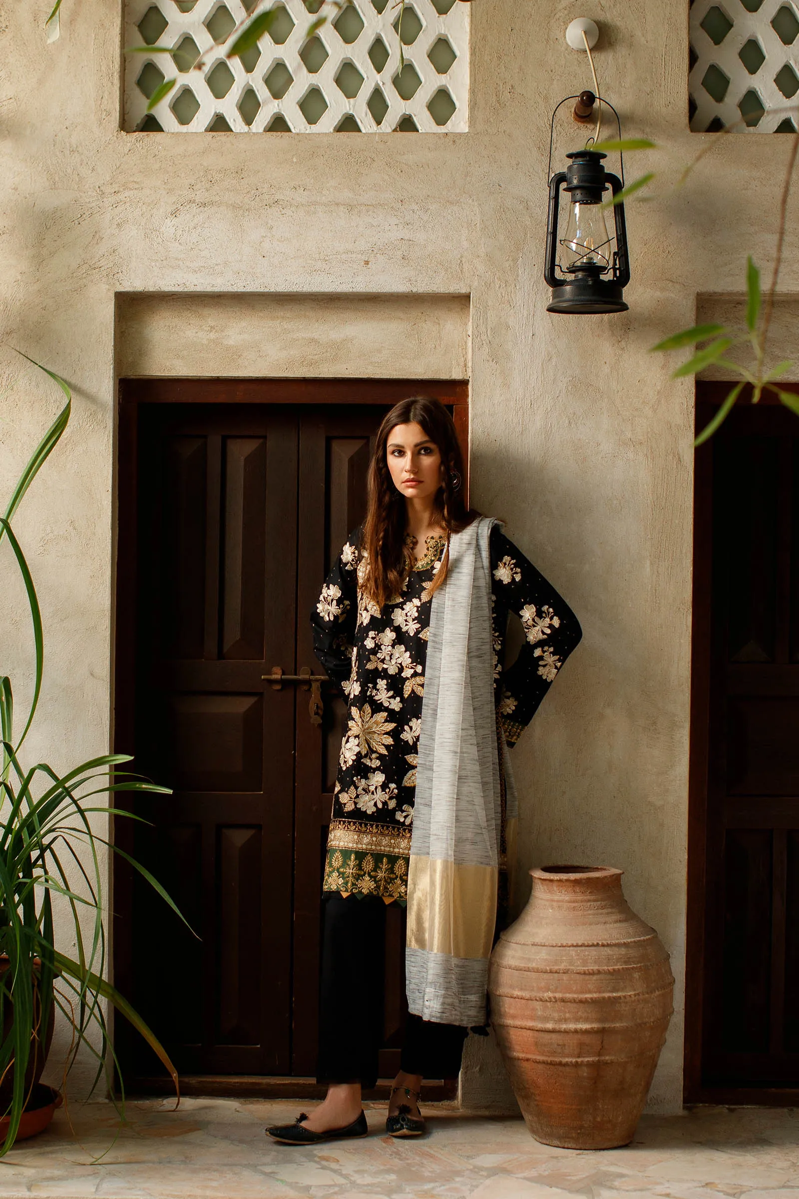 FARIBA (ZL22-11 B) | Zaha Summer Lawn Collection 2022 | Unstitched Embroidered Lawn Suits