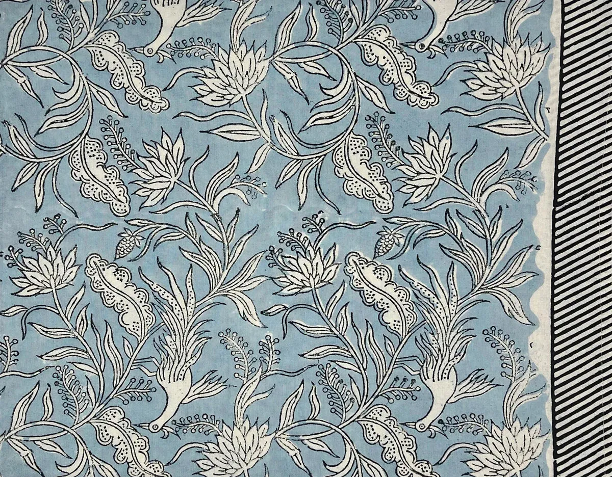 Floral and Feather Tablecloth