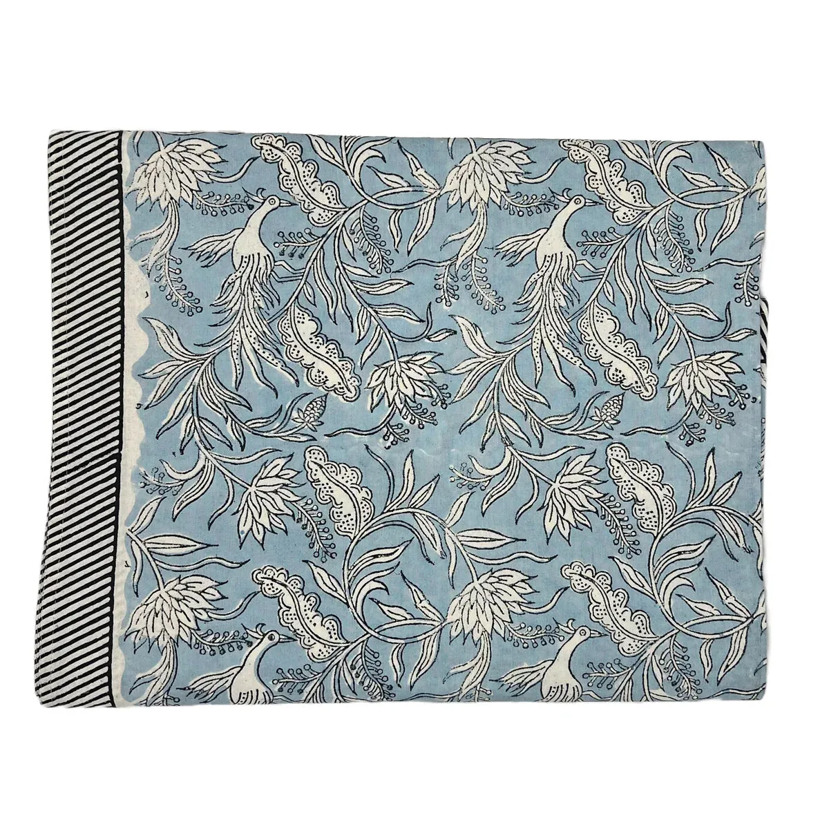 Floral and Feather Tablecloth