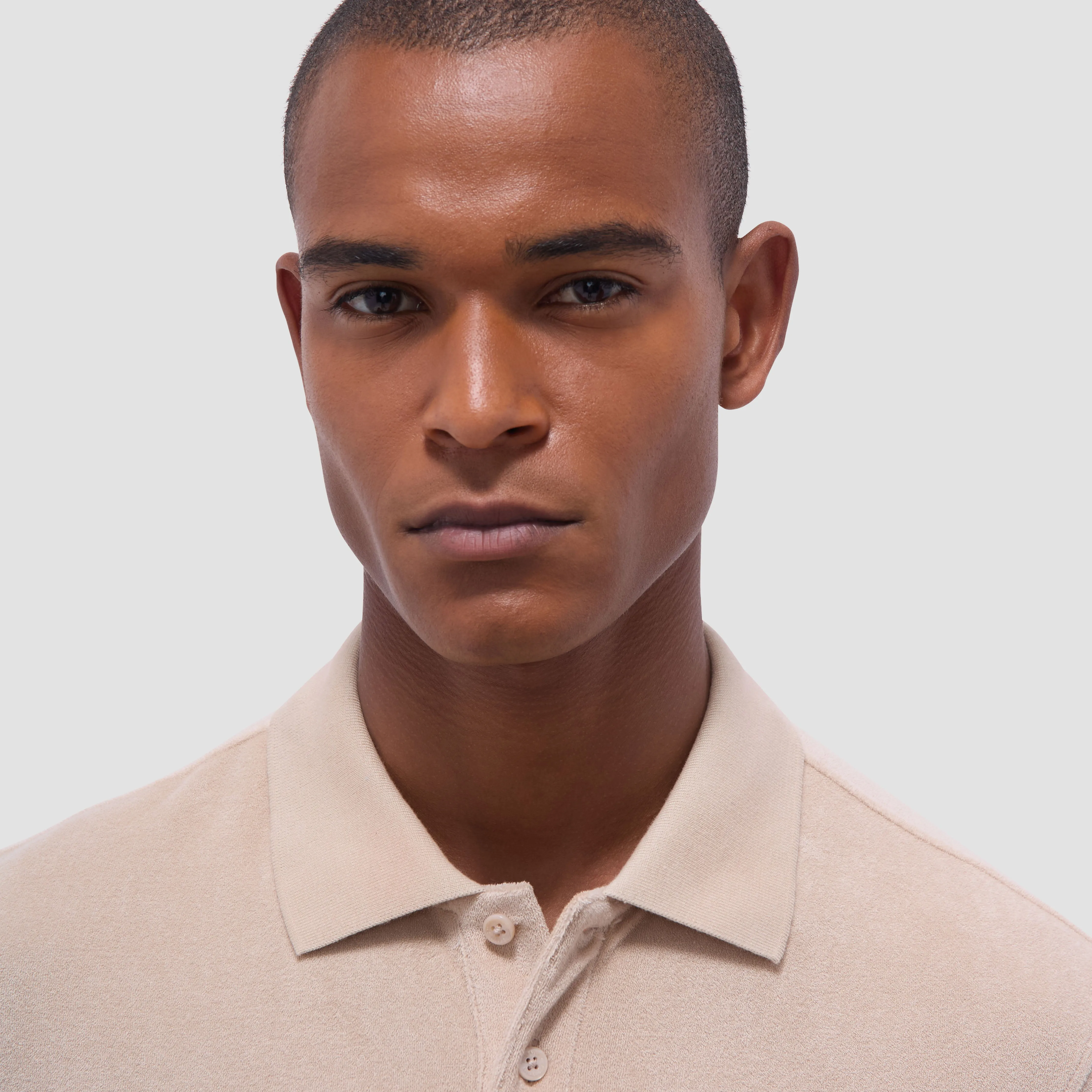 French Terry Polo Shirt