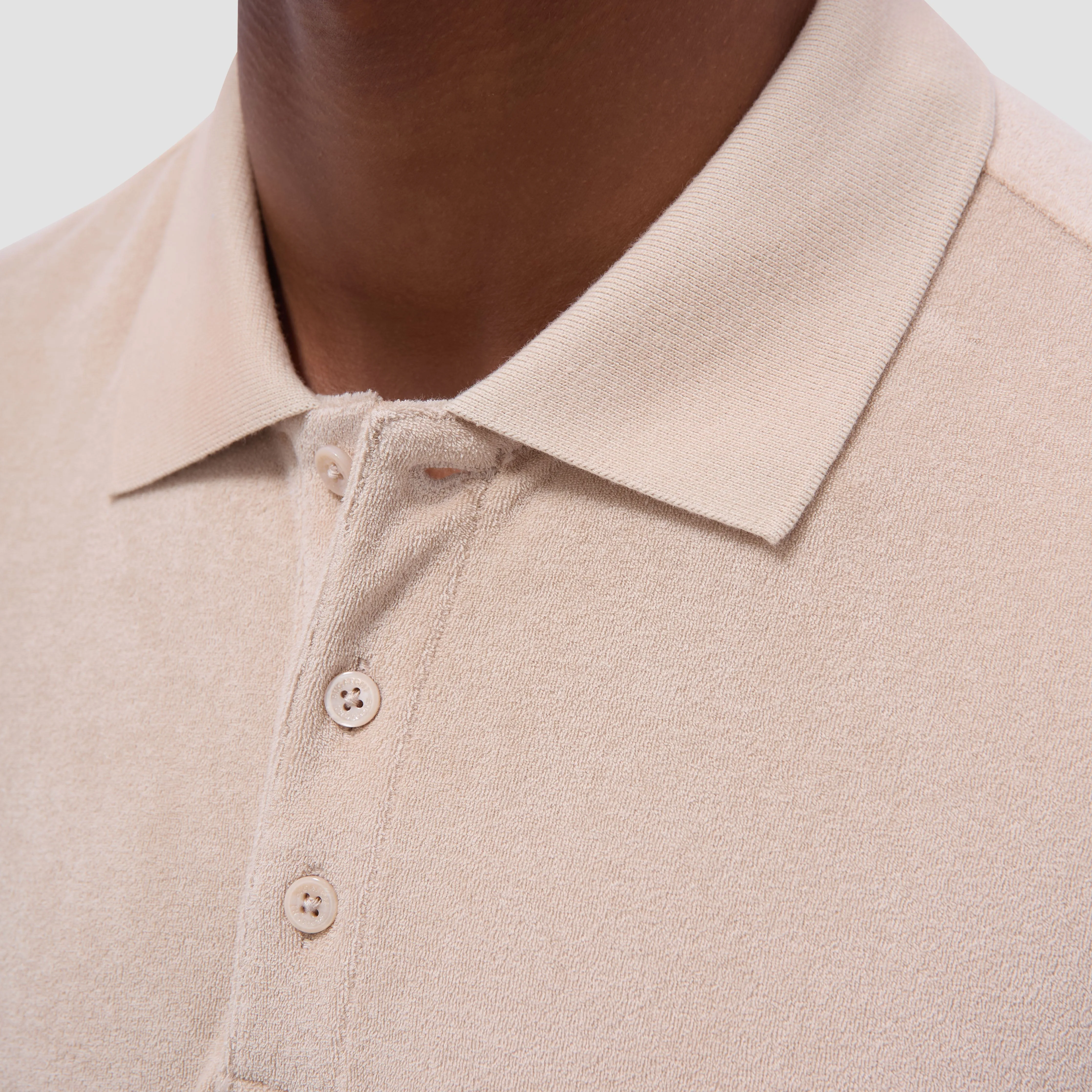 French Terry Polo Shirt