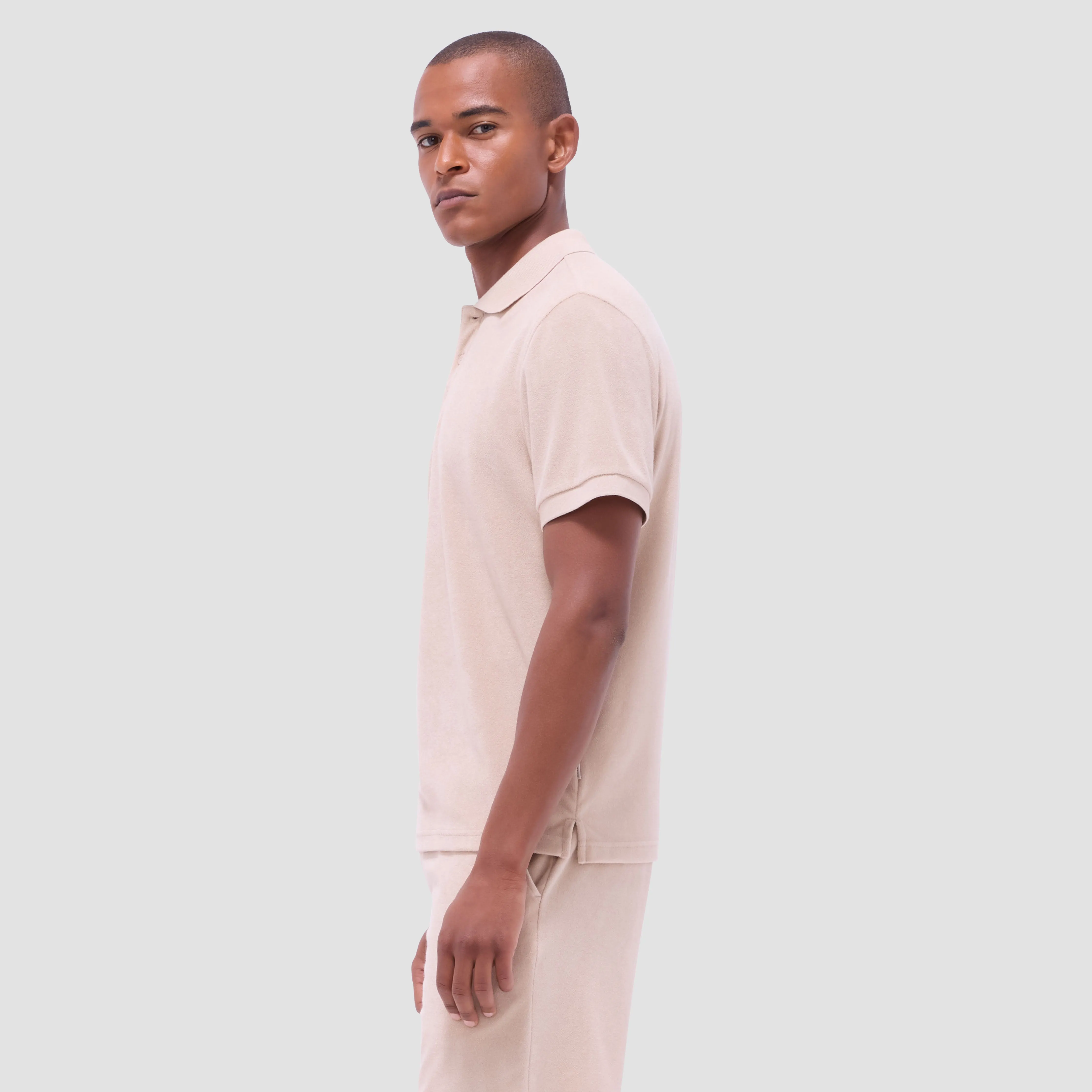 French Terry Polo Shirt