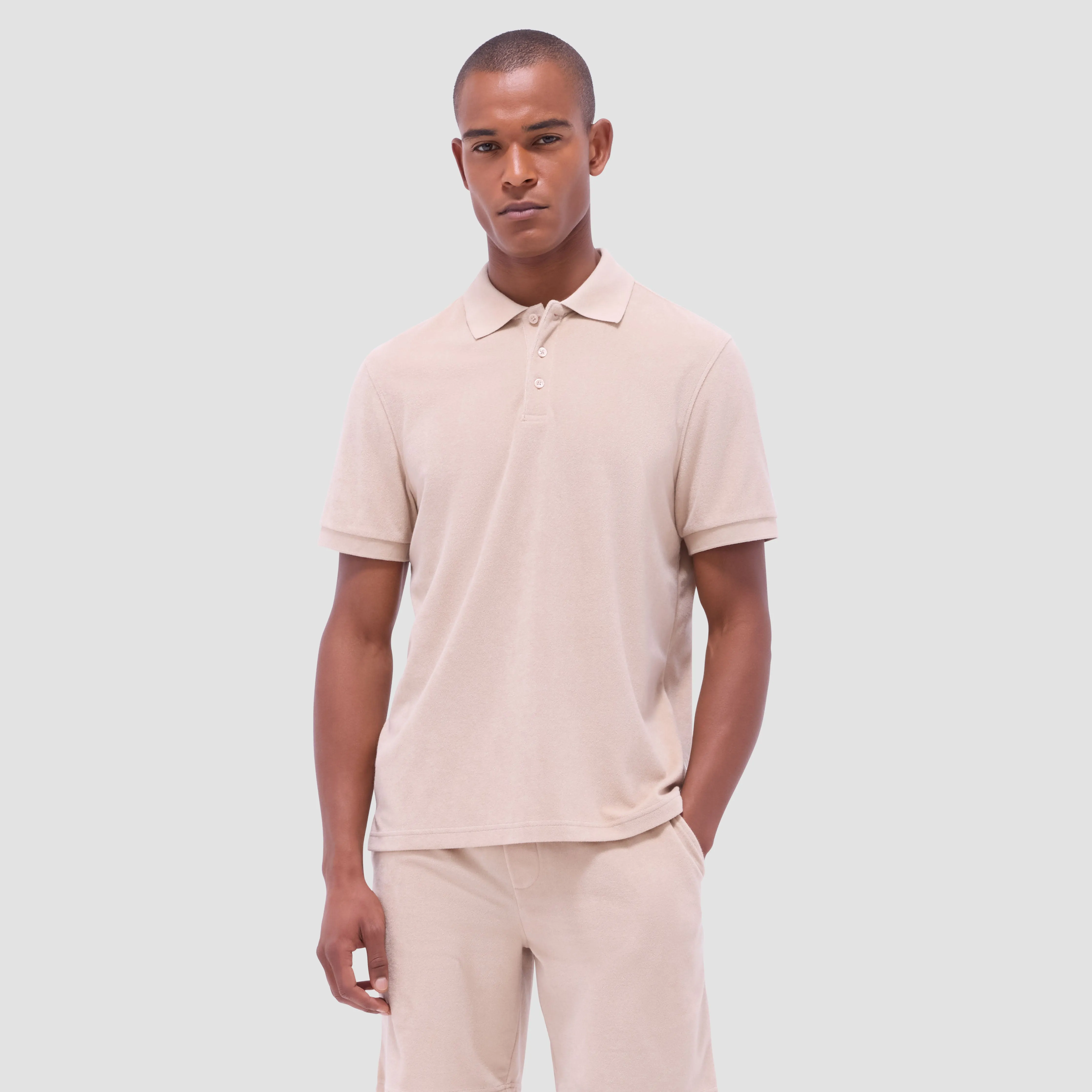 French Terry Polo Shirt