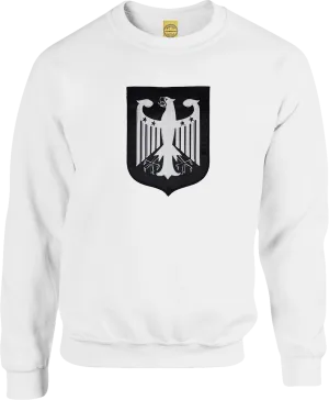 Germany Shield Crew Neck Sweater White