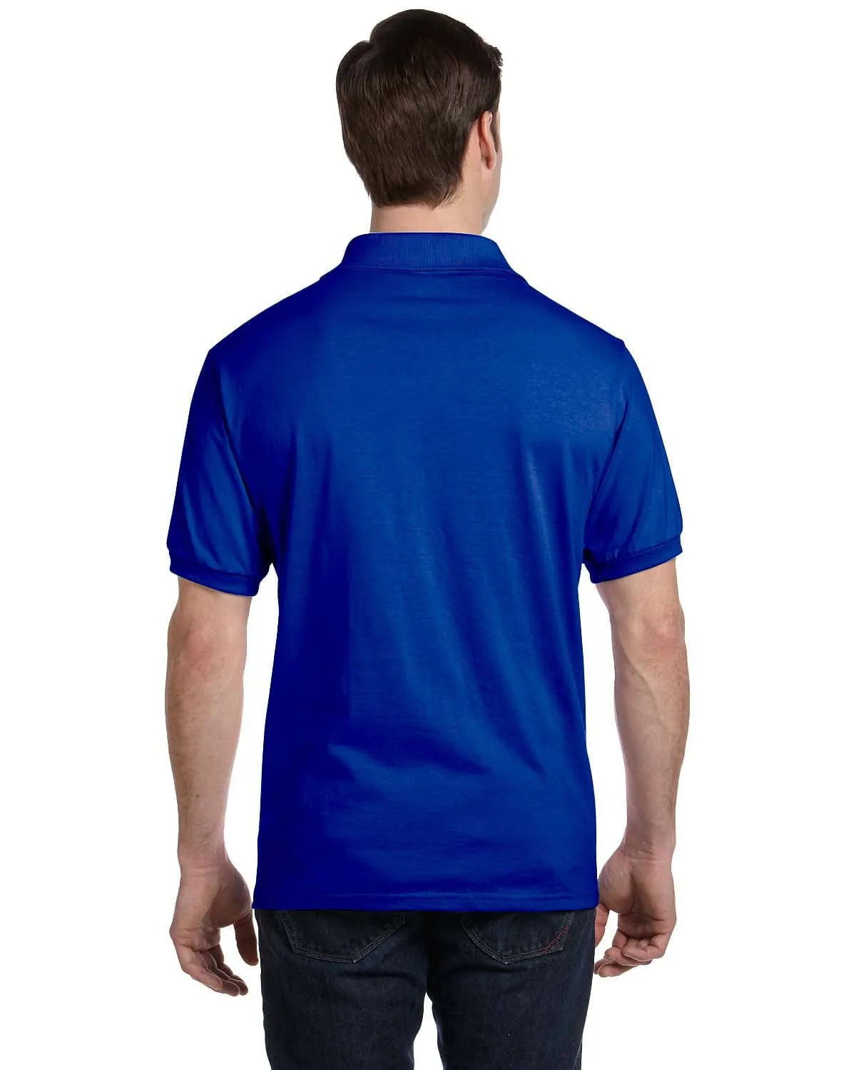 Hanes 50/50 Jersey Knit Pocket Polo Shirt