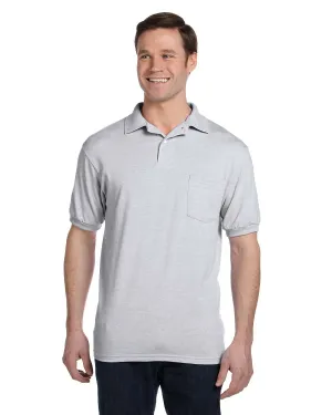Hanes 50/50 Jersey Knit Pocket Polo Shirt