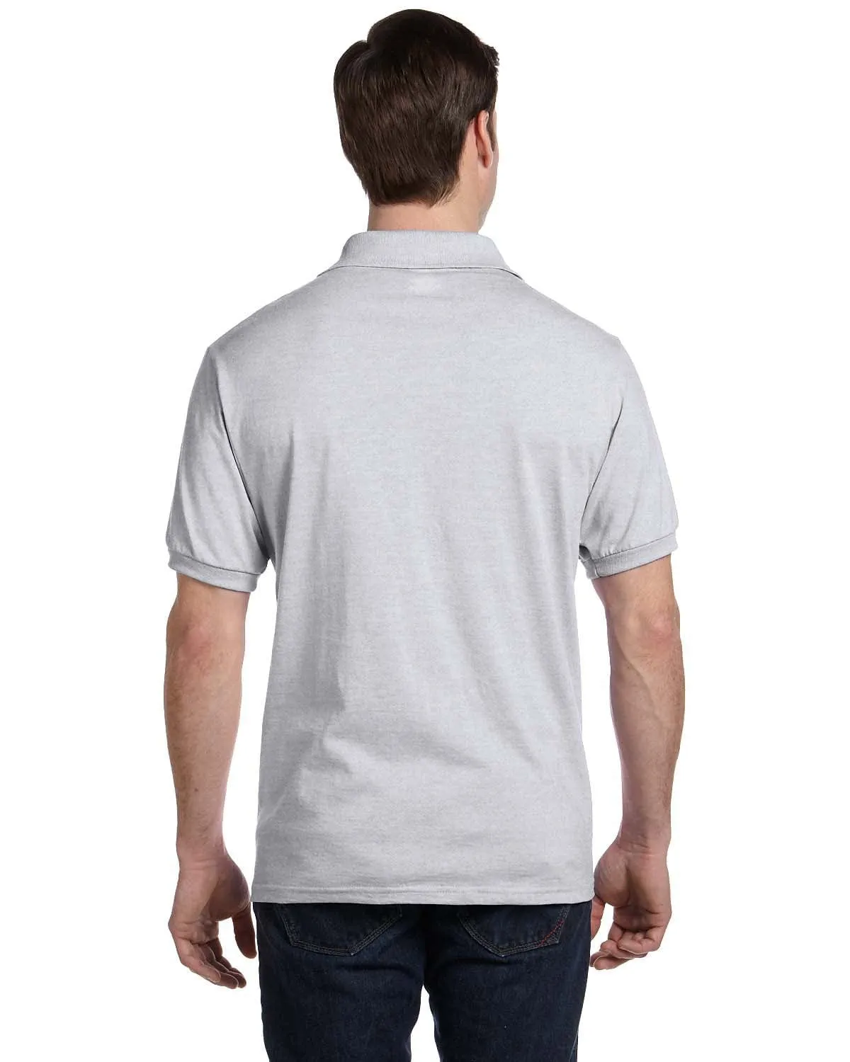 Hanes 50/50 Jersey Knit Pocket Polo Shirt