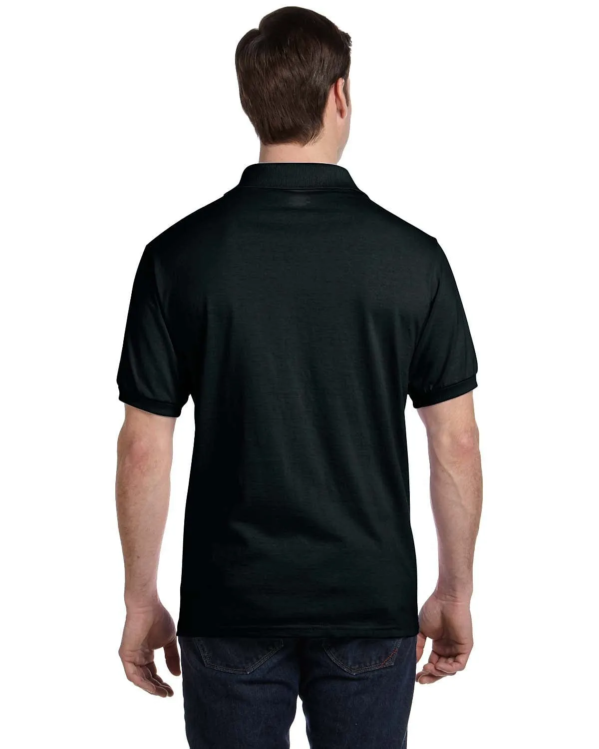 Hanes 50/50 Jersey Knit Pocket Polo Shirt