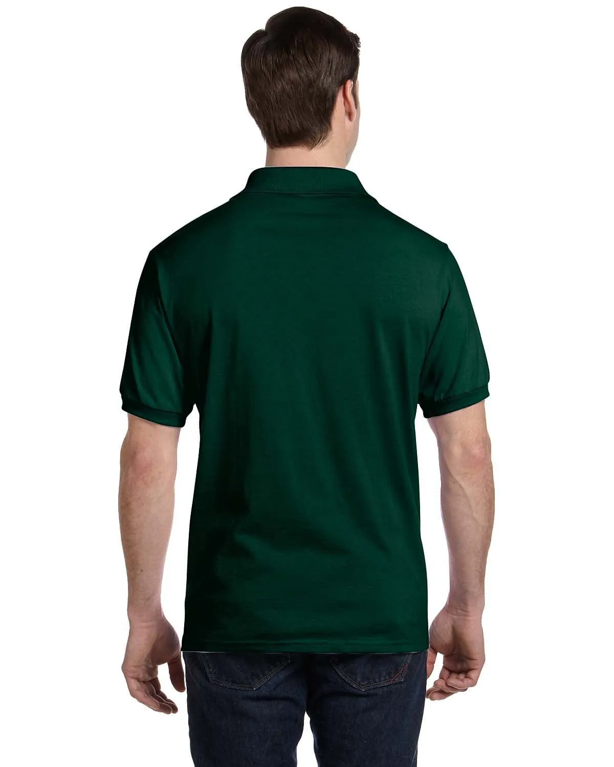Hanes 50/50 Jersey Knit Pocket Polo Shirt