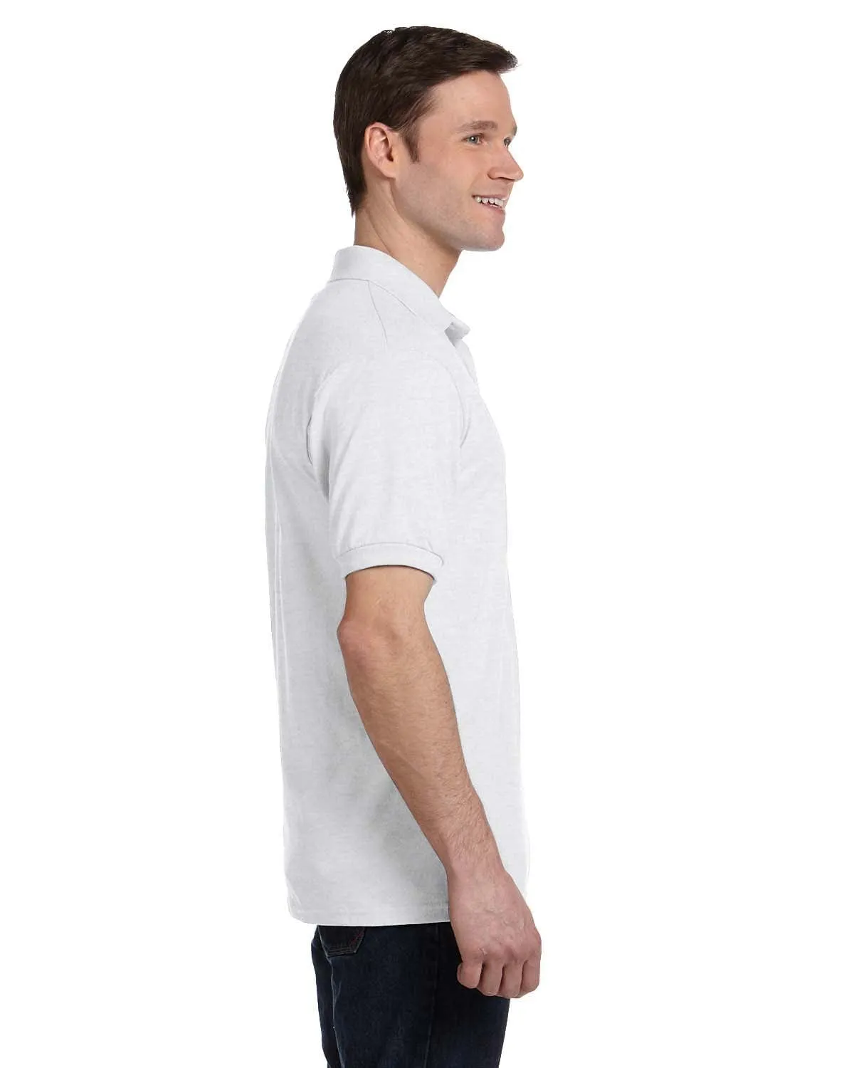 Hanes 50/50 Jersey Knit Pocket Polo Shirt