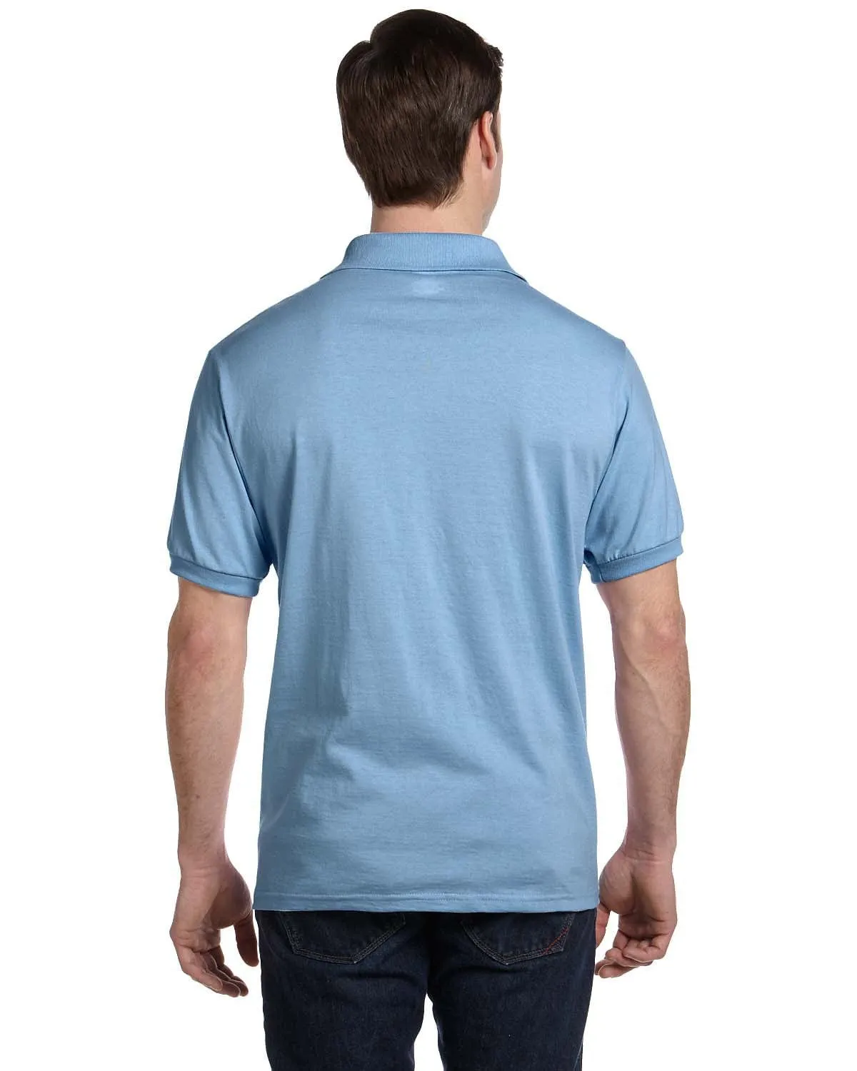Hanes 50/50 Jersey Knit Pocket Polo Shirt