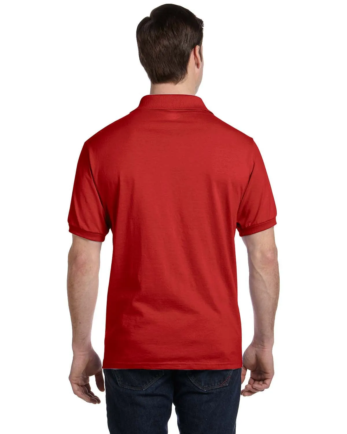 Hanes 50/50 Jersey Knit Pocket Polo Shirt