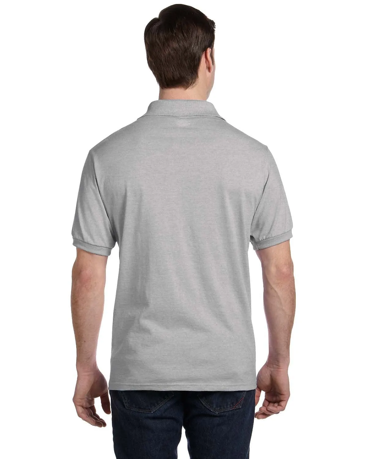 Hanes 50/50 Jersey Knit Pocket Polo Shirt