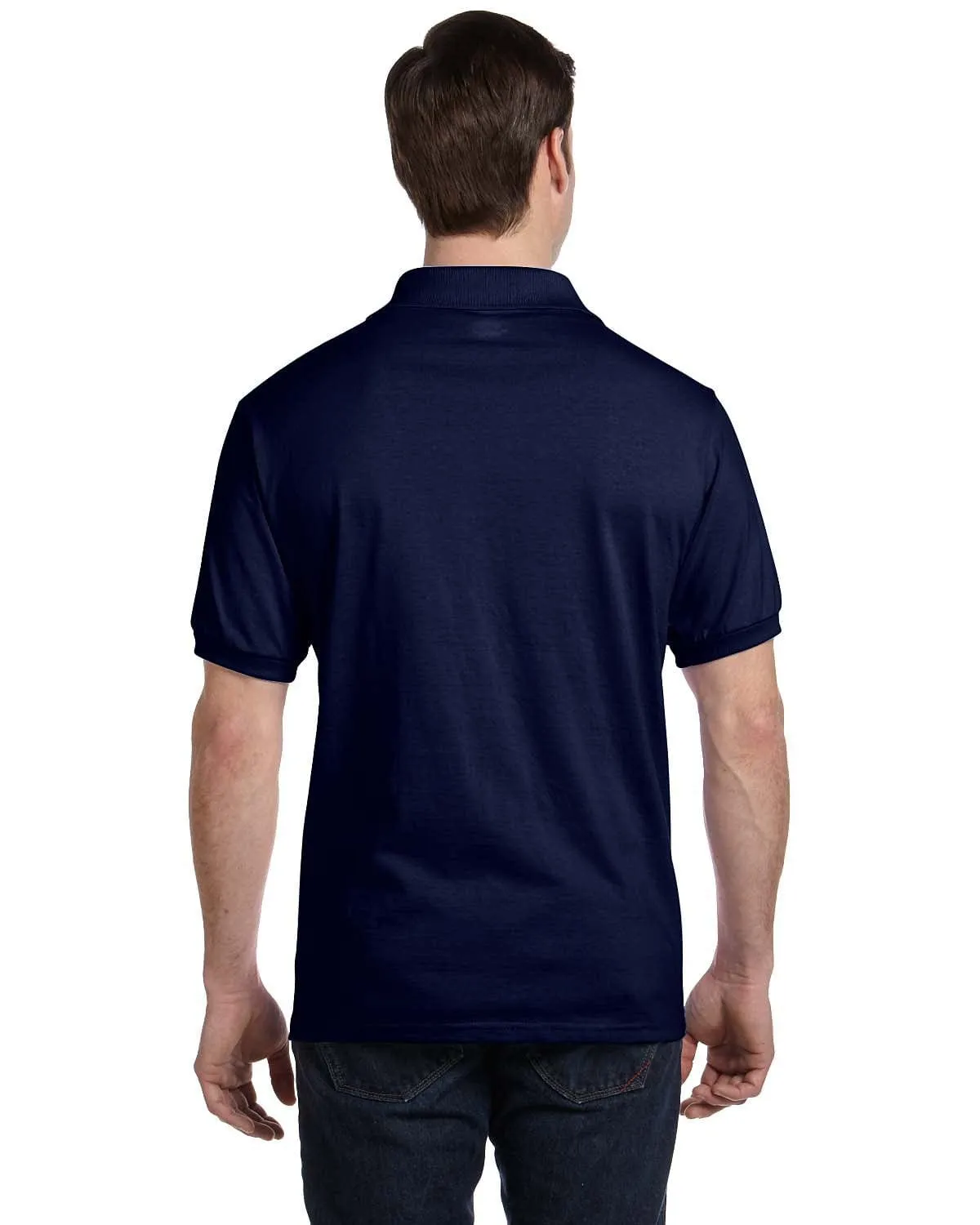 Hanes 50/50 Jersey Knit Pocket Polo Shirt