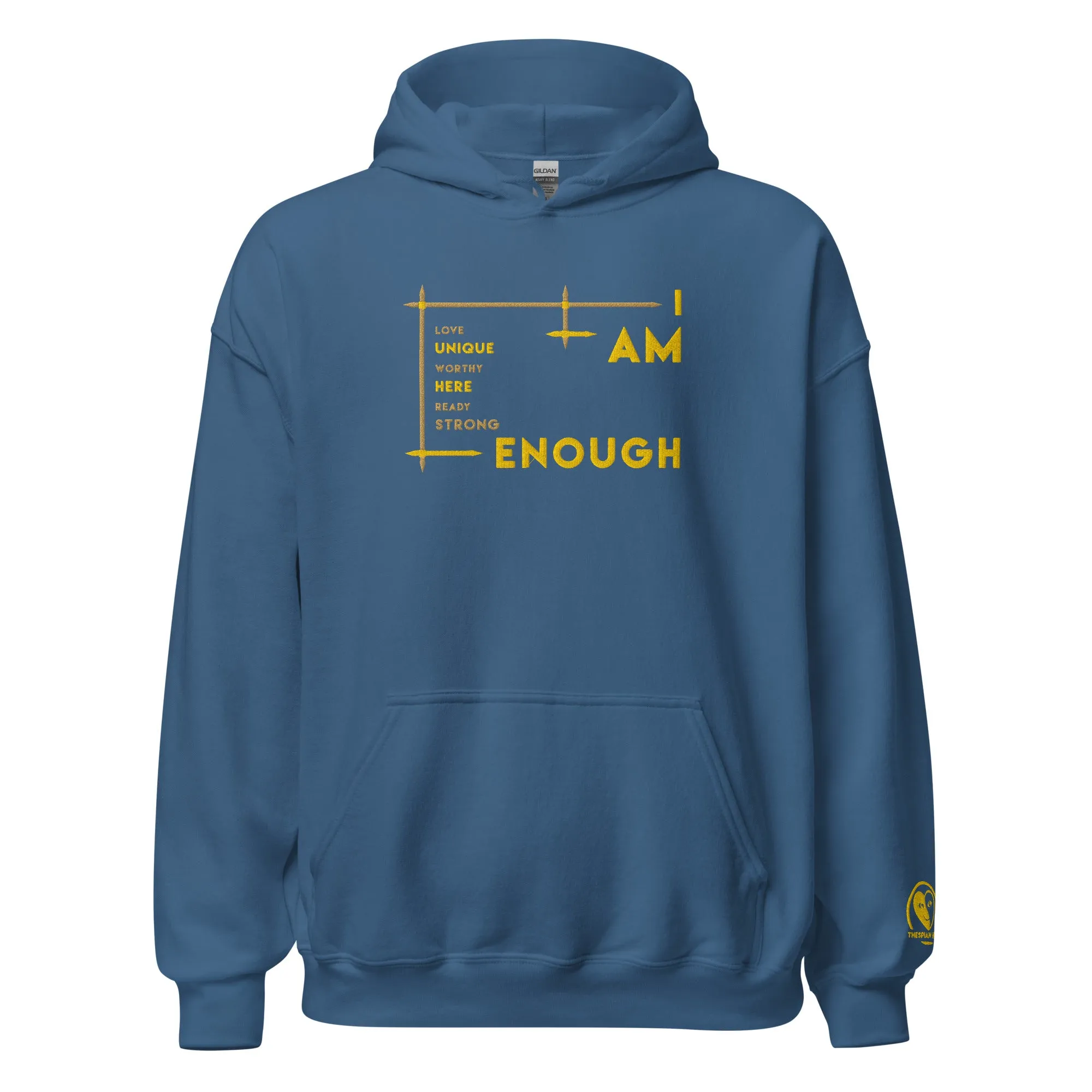 I Am Enough - Embroidered Staple Unisex Hoodie
