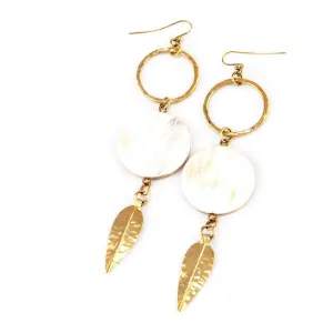 K-Jua Bold White Earrings