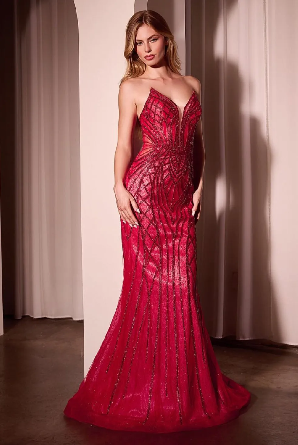 LaDivine by Cinderella Divine Evening Gown CC6018