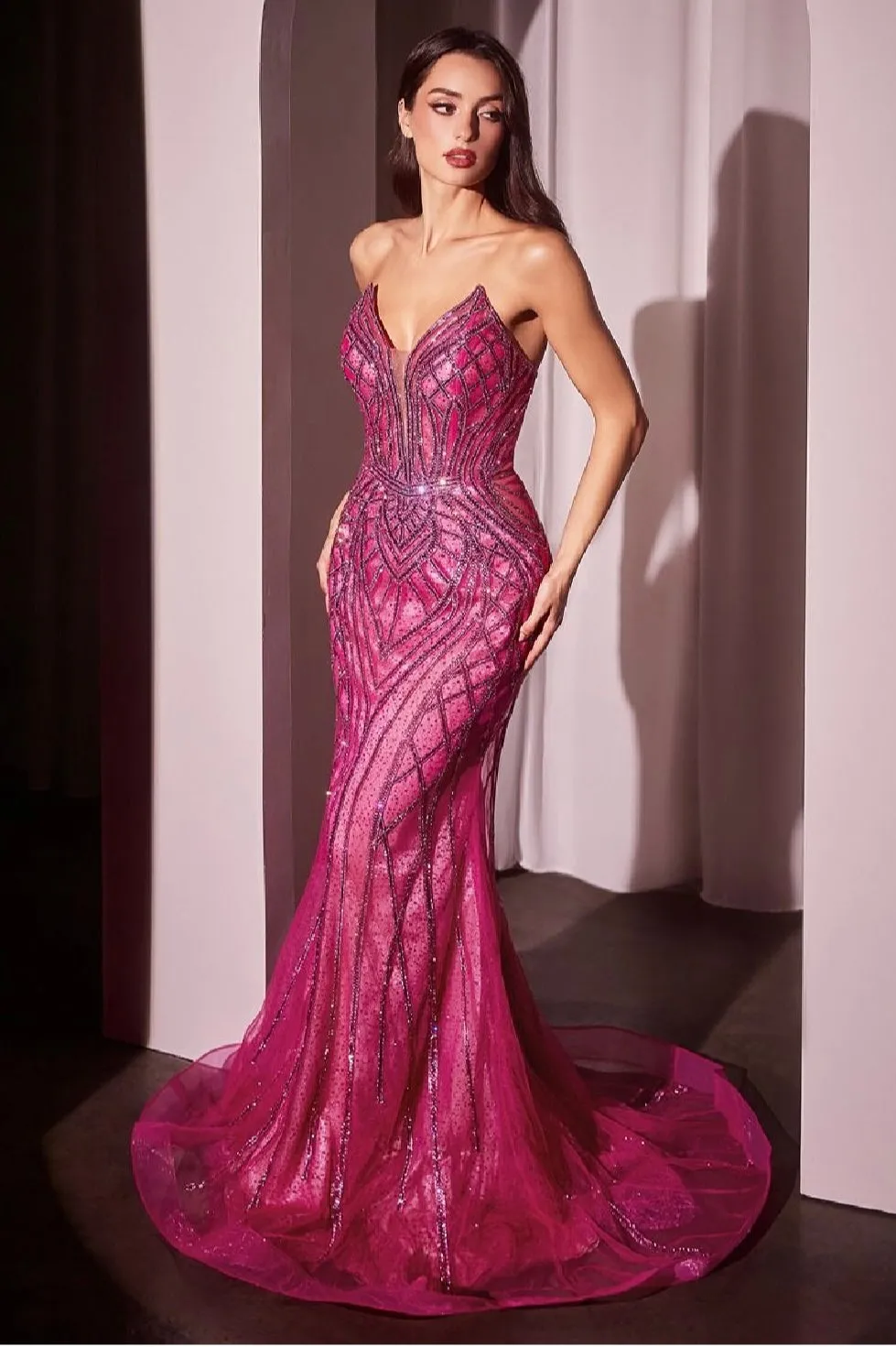 LaDivine by Cinderella Divine Evening Gown CC6018