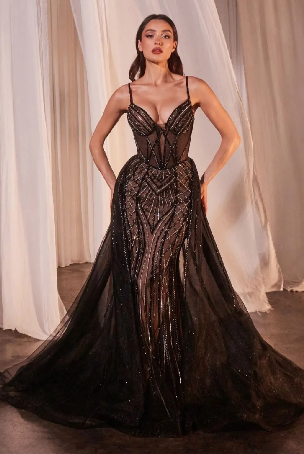 LaDivine By Cinderella Divine Evening Gown CD863