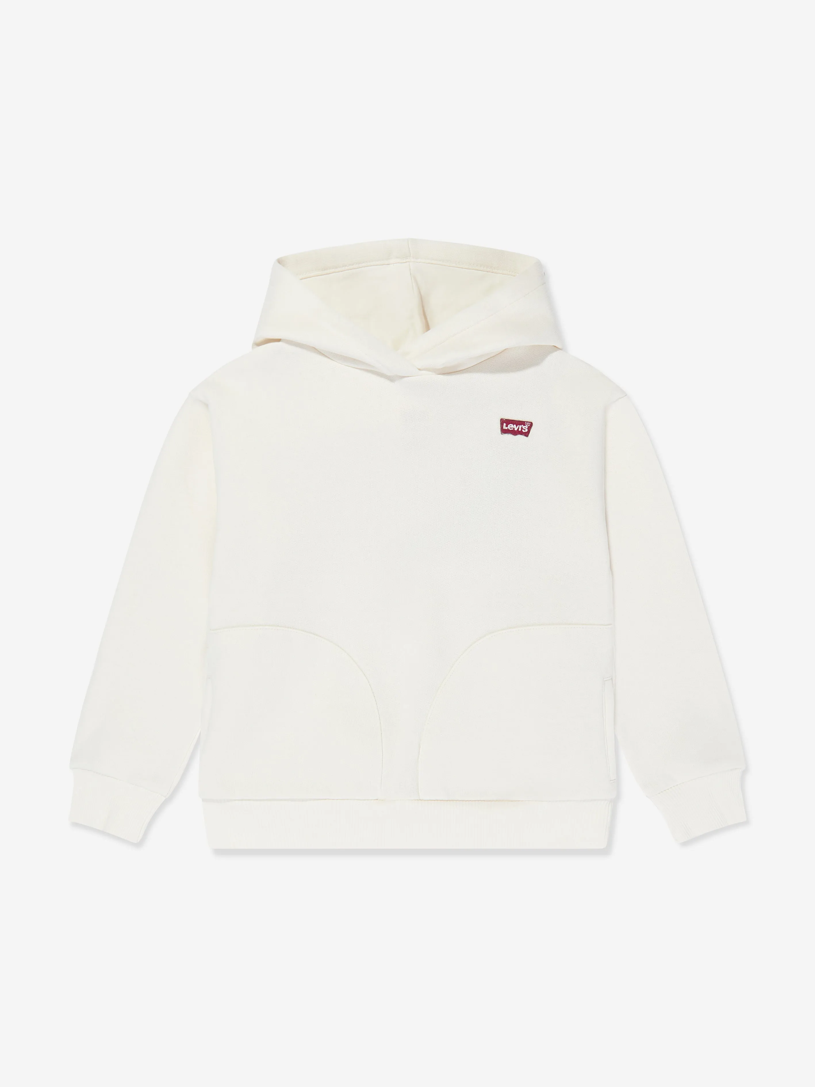 Levi's Girls Batwing Chest Hit Hoodie in Ivory