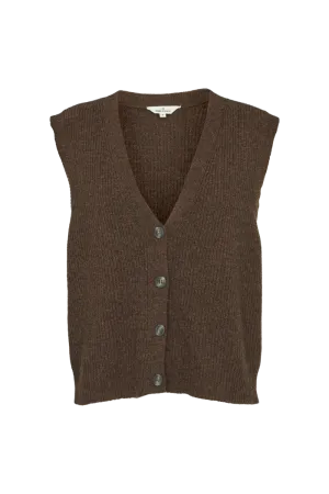 Lise Vest - Brown Mel.