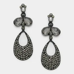 Little Girls Black Dangle Earrings | 312423