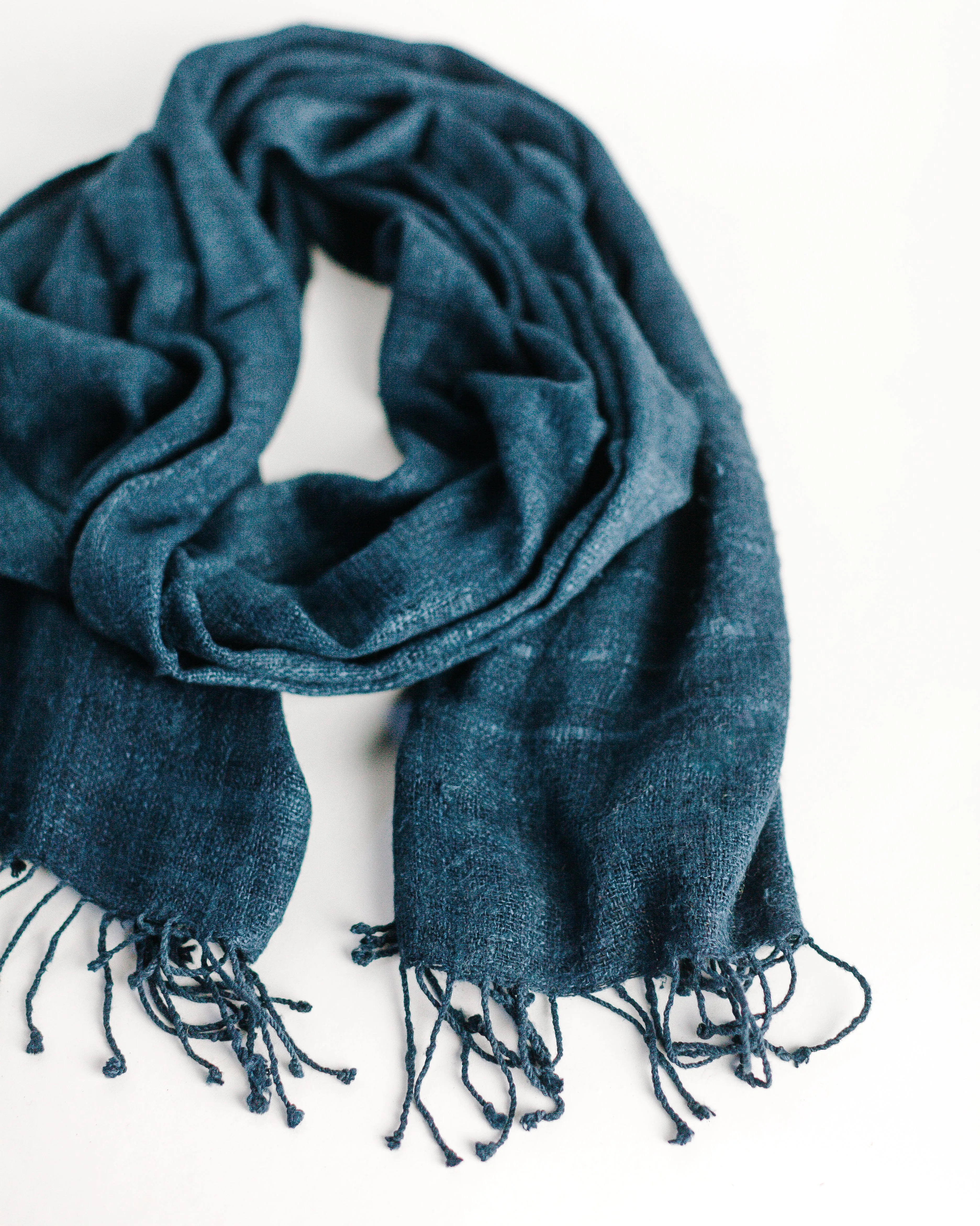 Luxurious Ethiopian Eri Silk Scarf Hand-woven