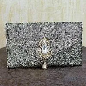 'Maharani' Sequined Clutch Evening Bag