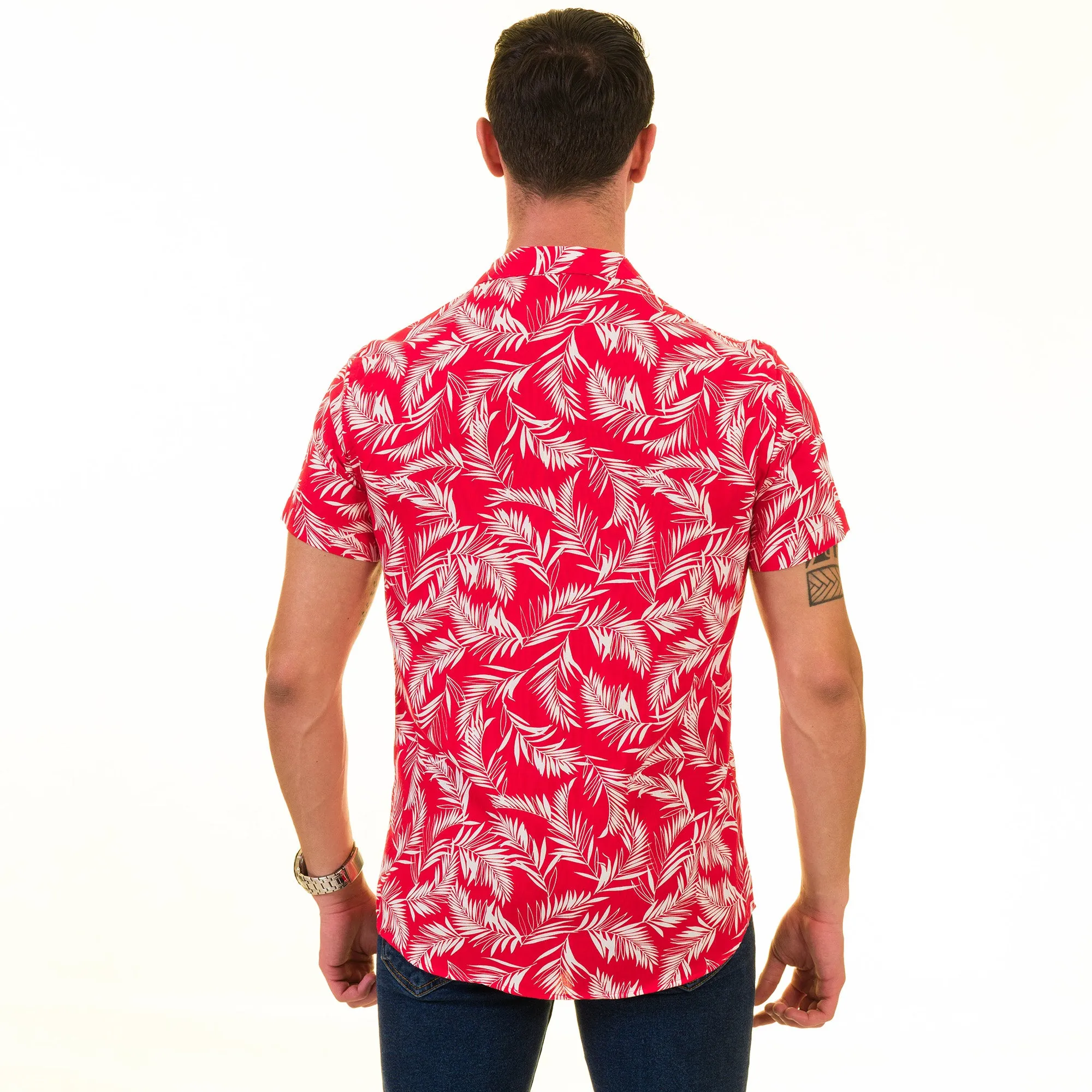 Multi Color European Made & Designed Hawaiian Summer Shirts For Men
