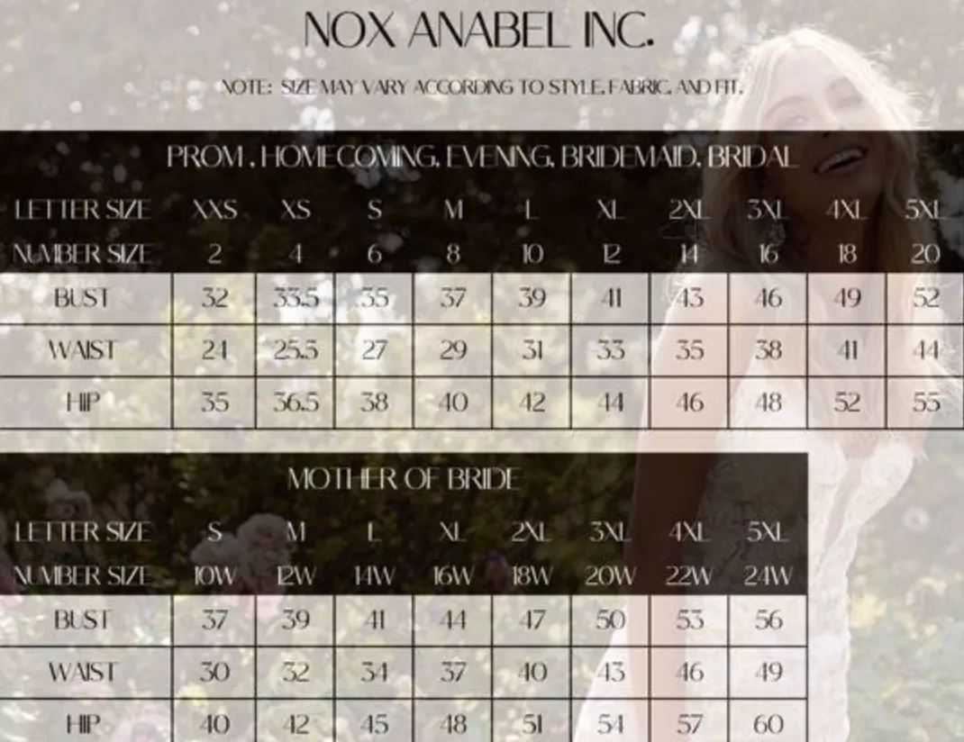 Nox Anabel Evening Gown F1468