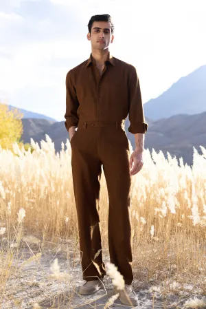 Nyoma Woollen Shirt- MAN (Maple)
