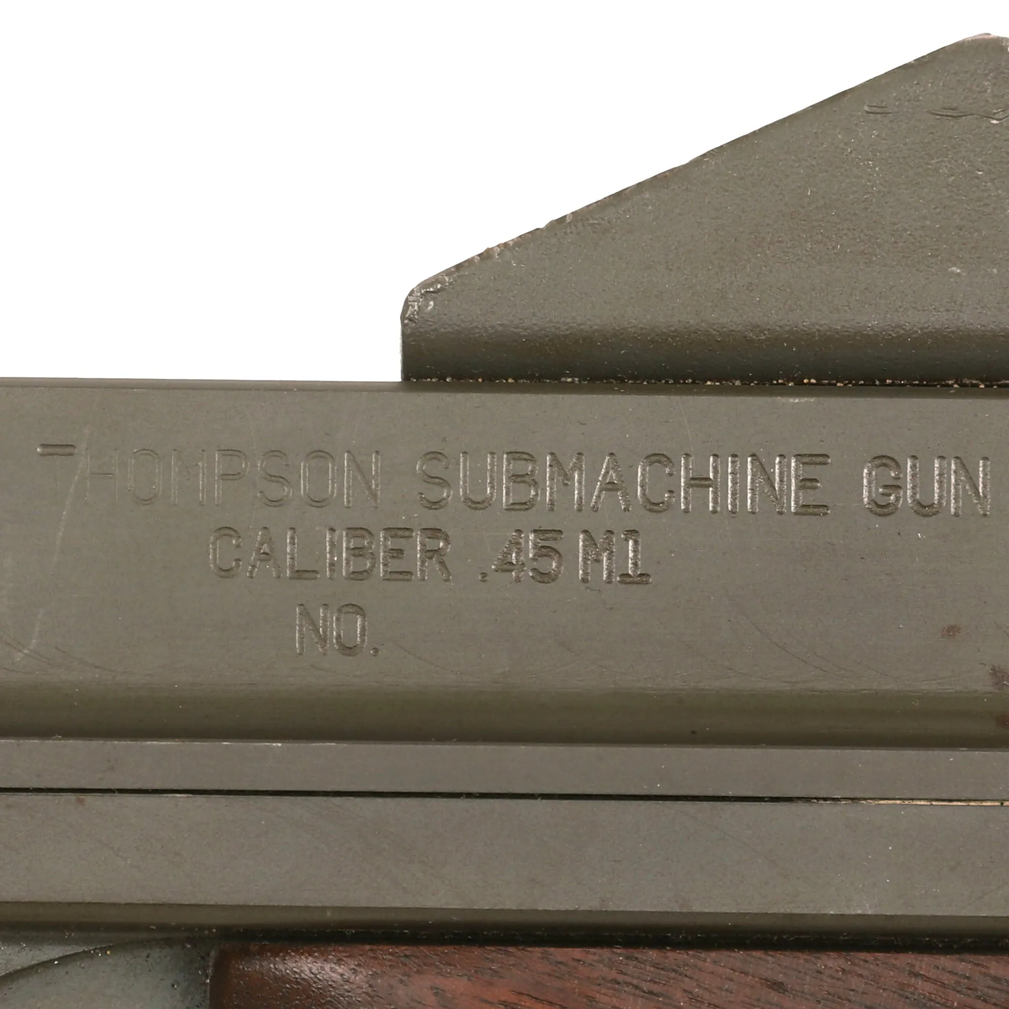 Original U.S. WWII Thompson M1 Display SMG with Philadelphia Ordnance Steel Receiver, Magazine & Replica Sling