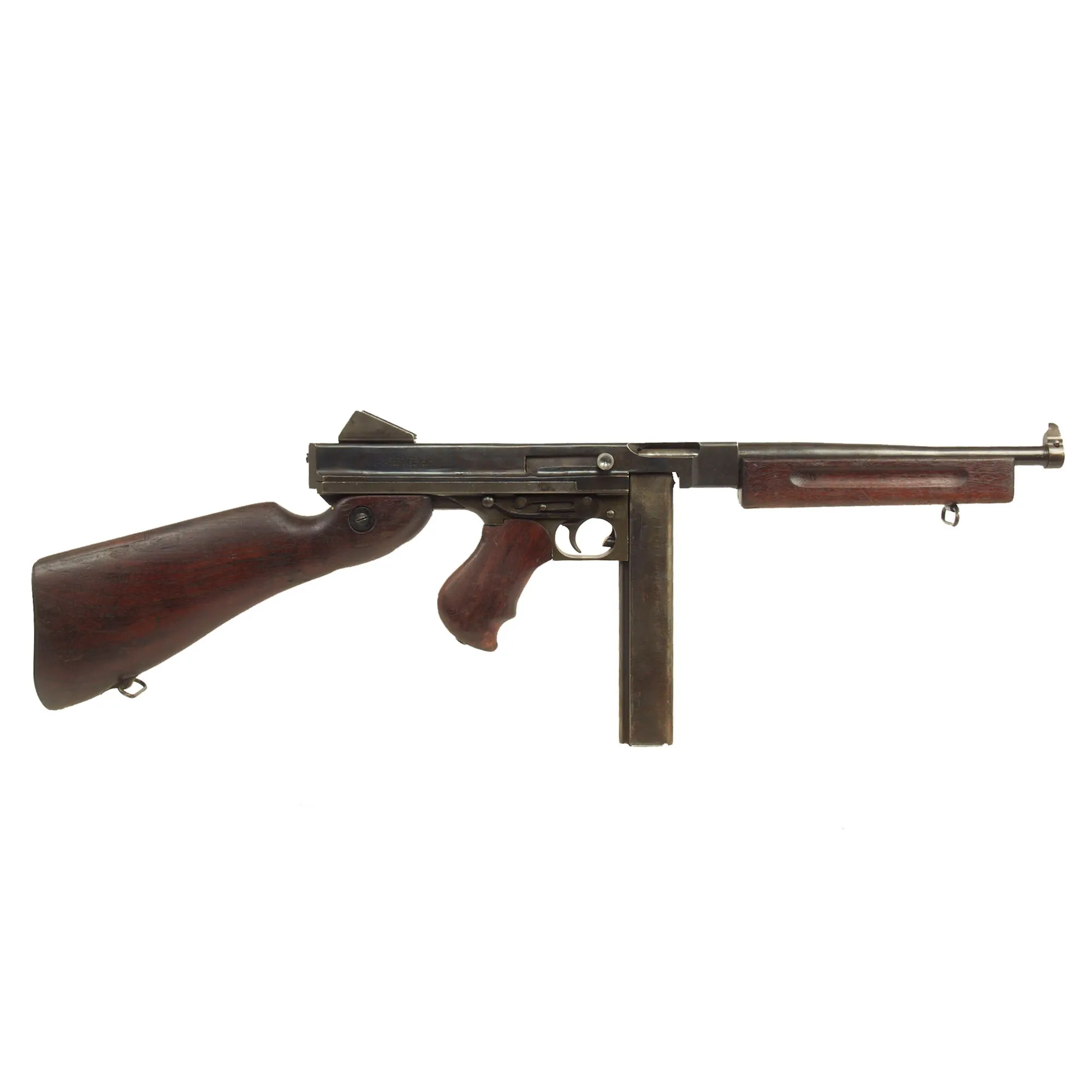 Original U.S. WWII Thompson M1 Display Submachine Gun by Auto Ordnance Serial 136845 - Original WWII Parts