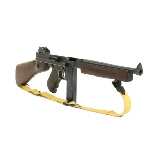 Original U.S. WWII Thompson M1 Display Submachine Gun - Excellent Condition