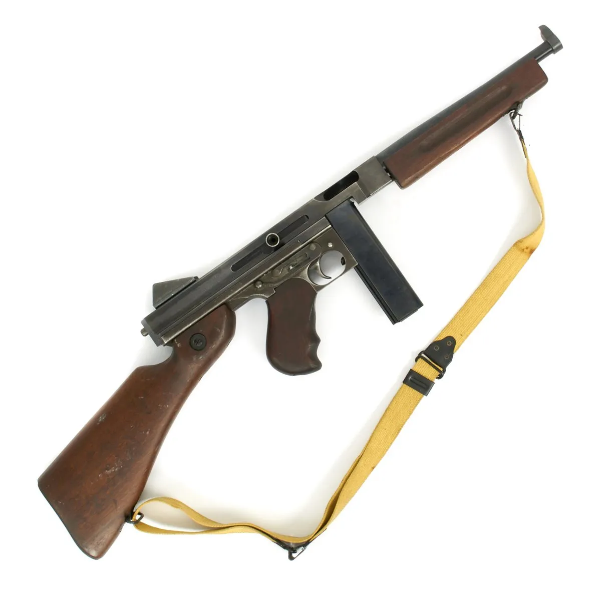Original U.S. WWII Thompson M1 Display Submachine Gun - Excellent Condition
