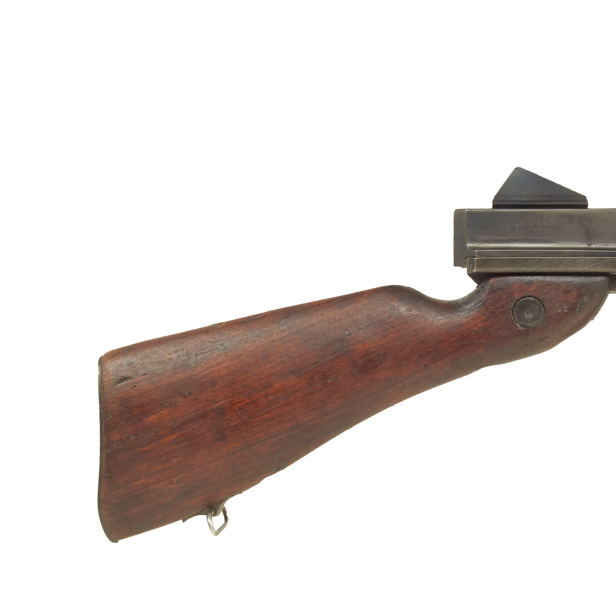 Original U.S. WWII Thompson M1A1 Display Submachine Gun by Auto Ordnance Serial 12097 - Original WWII Parts