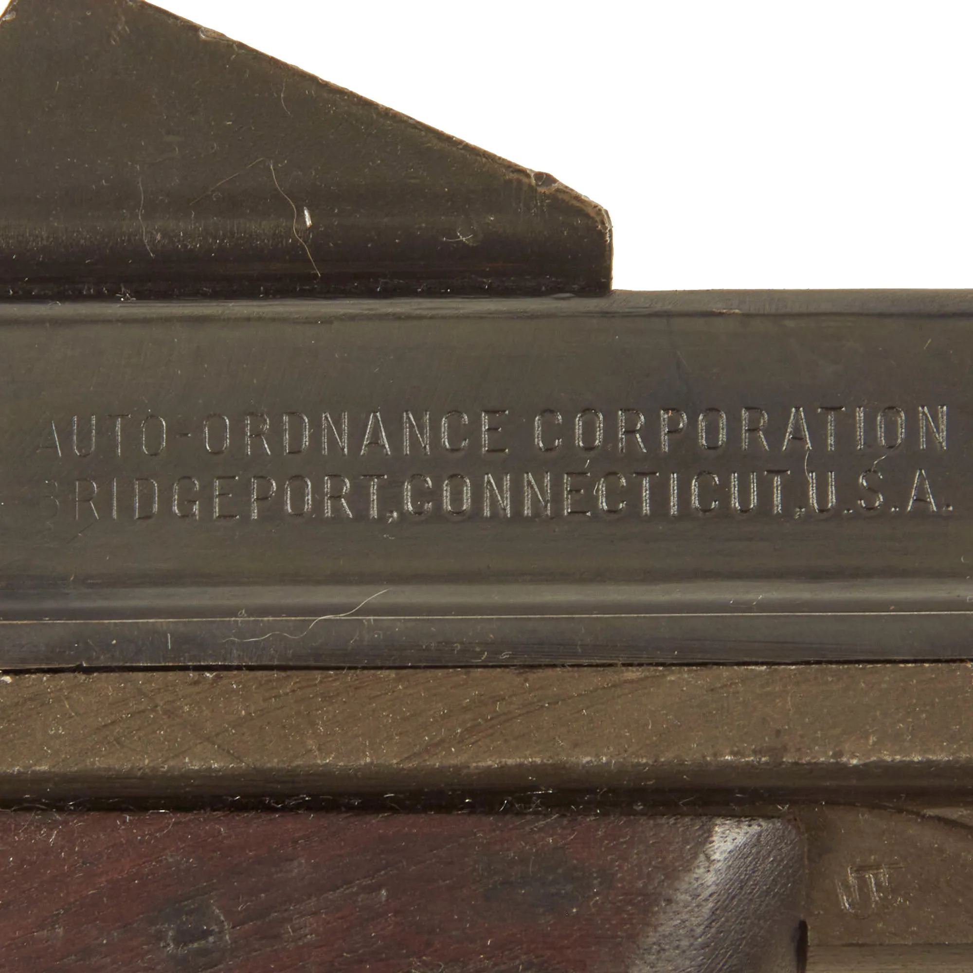 Original U.S. WWII Thompson M1A1 Display Submachine Gun by Auto Ordnance Serial 253744 with Internal Components