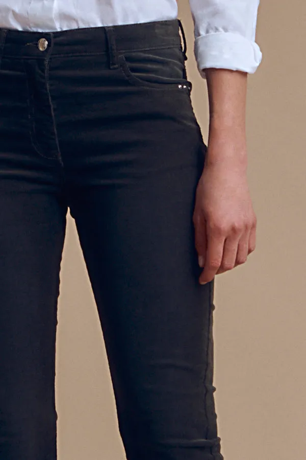 PALON THIN-RIBBED VELVET TROUSERS