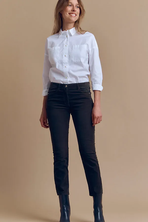 PALON THIN-RIBBED VELVET TROUSERS