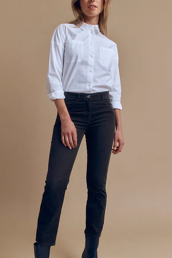 PALON THIN-RIBBED VELVET TROUSERS