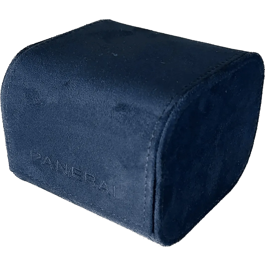 Panerai Case Case for Pam-Box blue suede watch