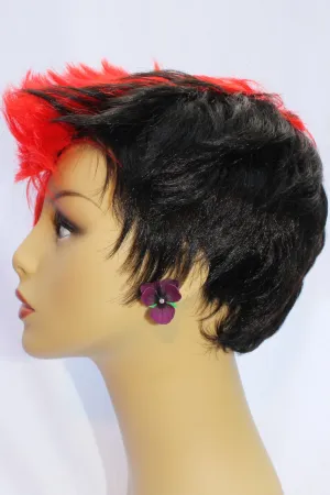 Pansy Flower Earrings