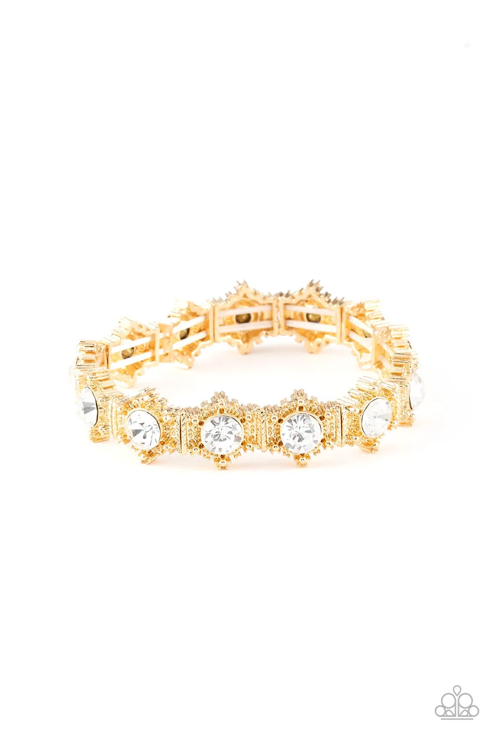 Paparazzi Strut Your Stuff Bracelet Gold