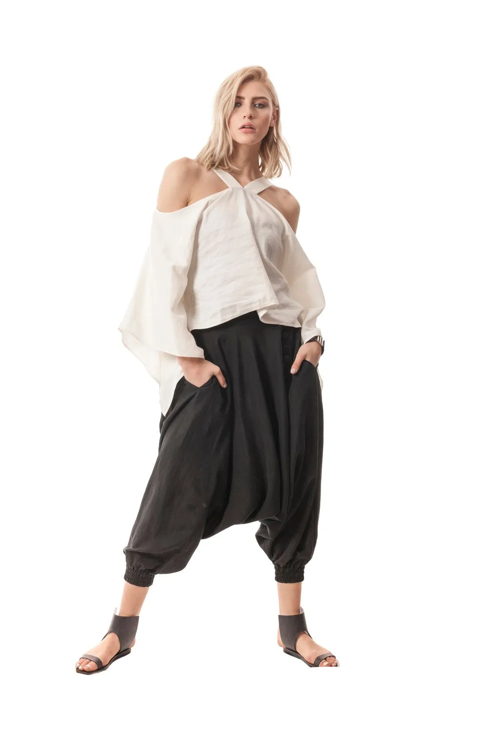 Pienza Peek-A-Boo Shoulder Top
