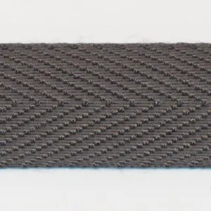 Polyester Herringbone Tape #102 Carbon Gray