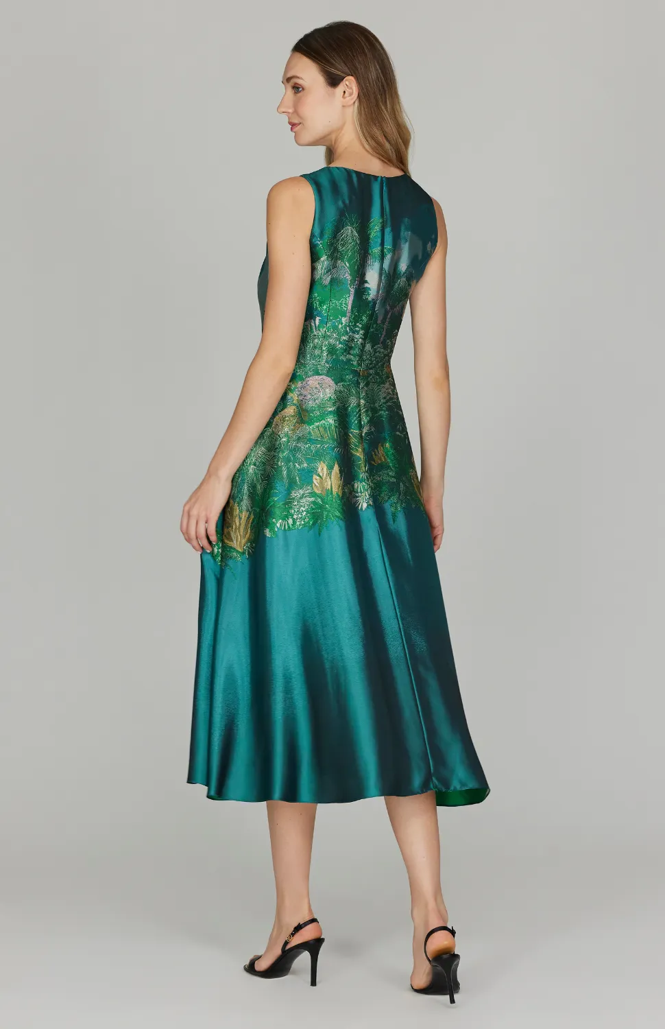 PREORDER Rainforest Jacquard Fit & Flare Dress