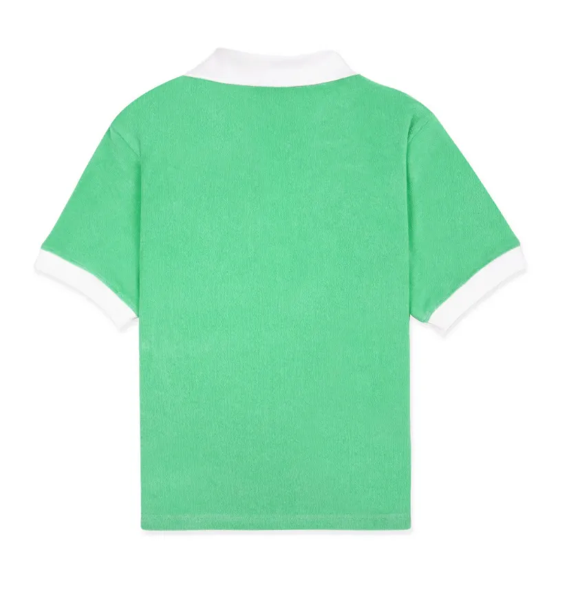 Prince Sporty Terry Polo - Clean Mint/White