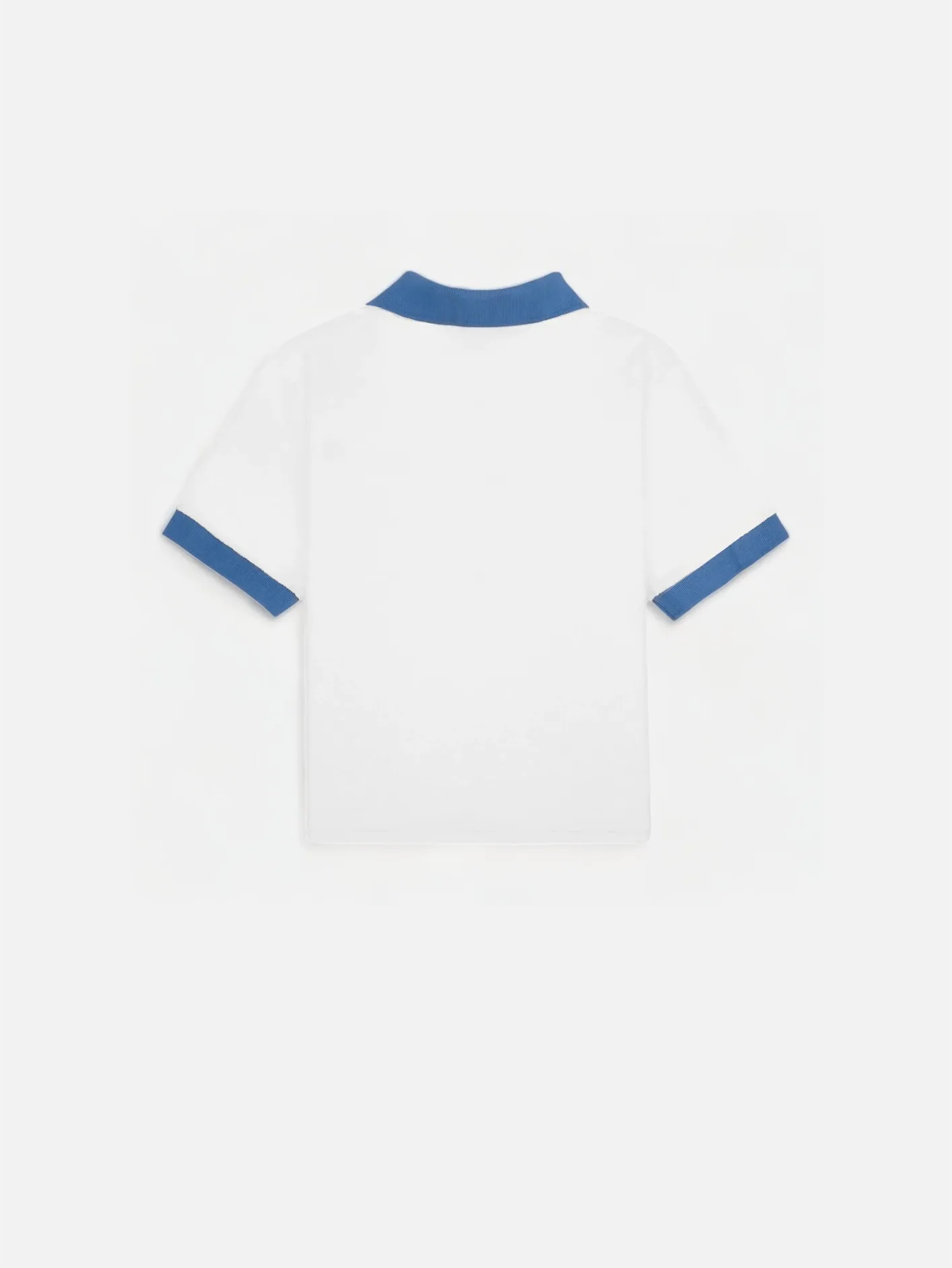 Prince Sporty Terry Polo - White/Lapis