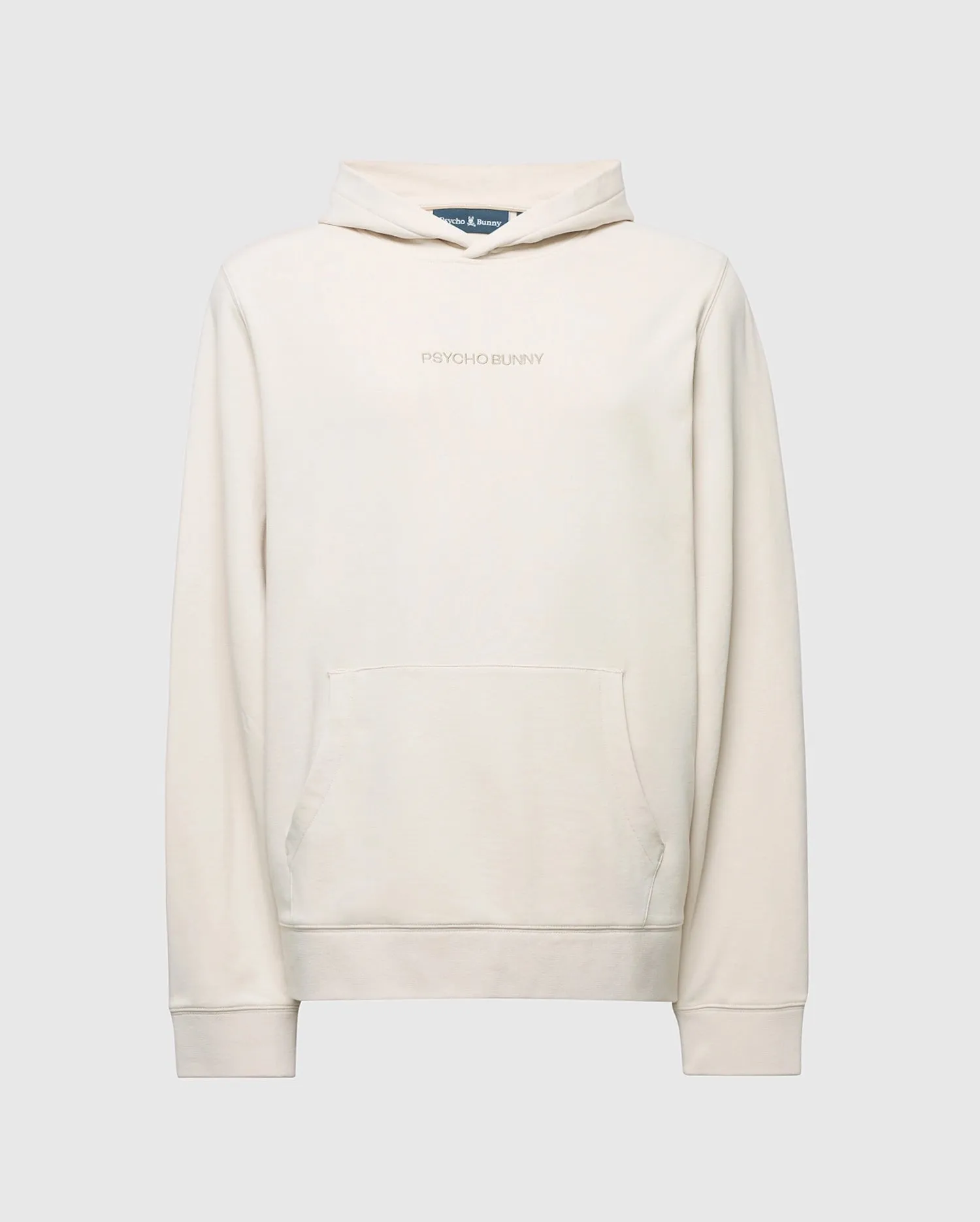 Psycho Bunny Nora Classic French Terry Wordmark Hoodie - Natural Linen